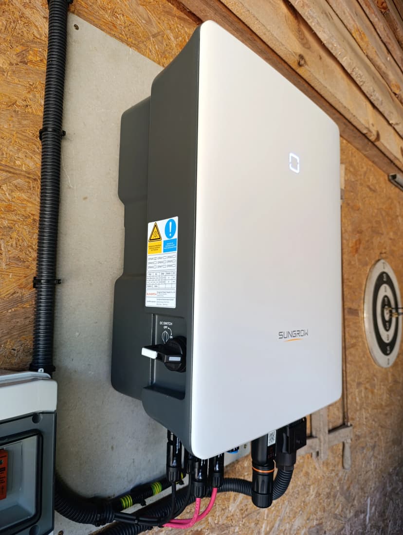 Sungrow inverterio montavimas